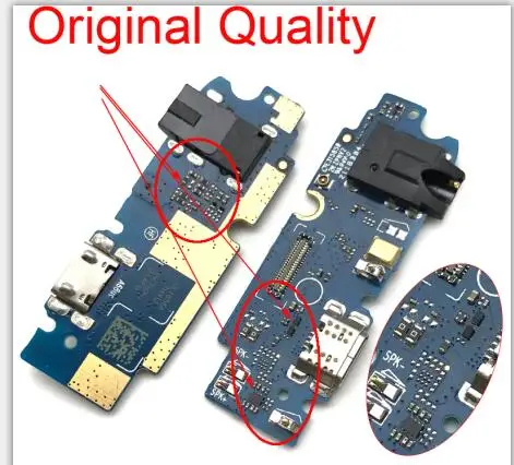 Original With IC Для ASUS ZenFone Max Pro M1 ZB601KL ZB602KL usb зарядка док-станция порт зарядное устройство Соединительная плата Гибкая лента с микромикрофоном - Цвет: Original With IC