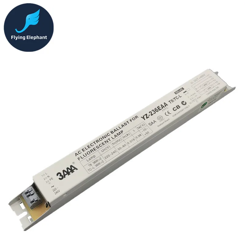 3AAA YZ-236EAA 220-240V 1x36 Вт 2x36W 3x36W 2x40 Вт L290D неоновая лампа/люминесцентная лампа T8 электронный балласт