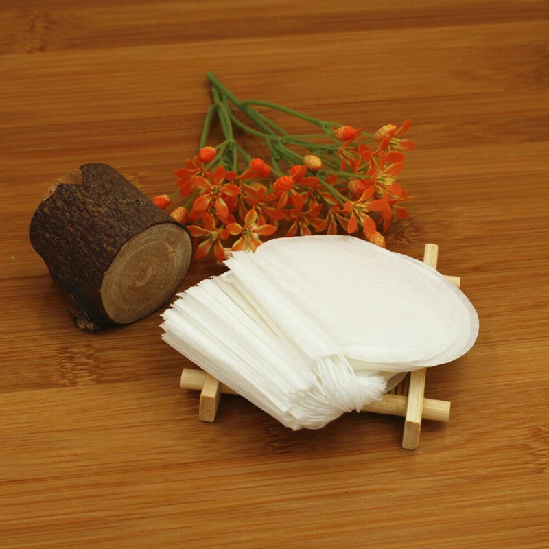 Круглые чайные пакетики 100 шт./лот пустые ароматизированные фильтр для заварки с