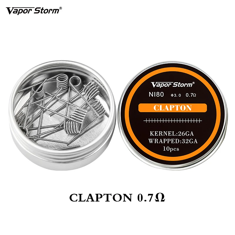 Vapor Storm Alien V2 Плавленая Clapton Предварительно Построенная спираль RDA Ni80 высокая