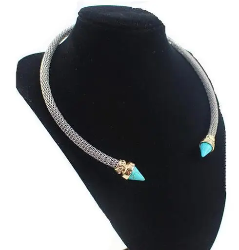 Бесплатная доставка современное Золотое колье чокер с шипами женское золотого