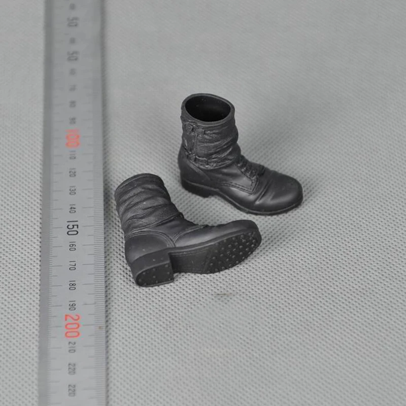 

1/6 Scale Black Boots for 12'' Action Figures Bodies