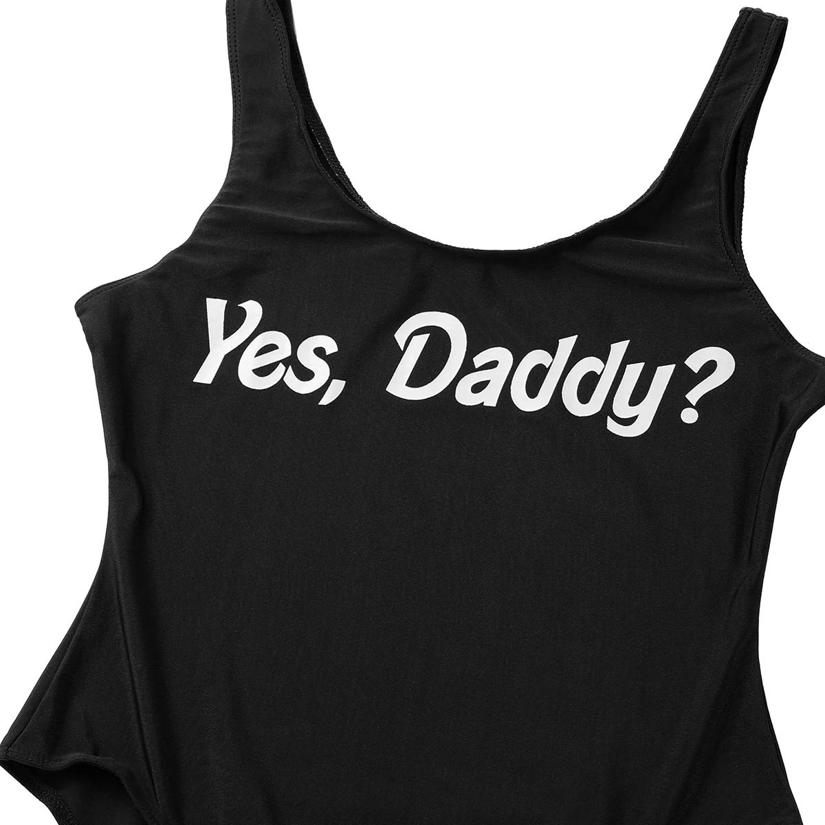 Женский купальник боди с надписью Yes спортивный монокини пляжная одежда