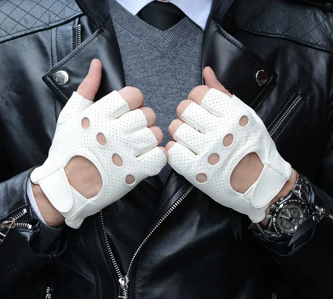 Outdoor riding leather gloves men genuine leather driving gloves male sheepskin machinist gloves leather driver gloves