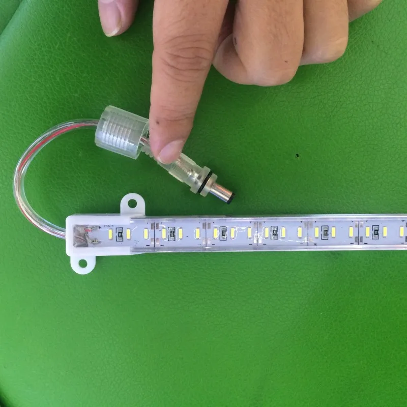 50 шт. SMD 4014 Водонепроницаемая Жесткая светодиодная лента см 100 DC12V 144 светодиодный