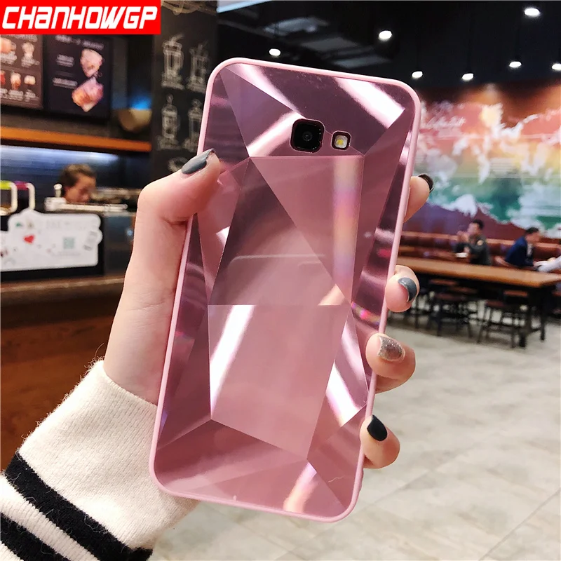 3D зеркало с бриллиантовым блеском чехол для samsung Galaxy A5 A6 A7 A8 A9 J4 J6 J8 J3 J5 J7 S7 край S8 S9 S10 плюс S10E