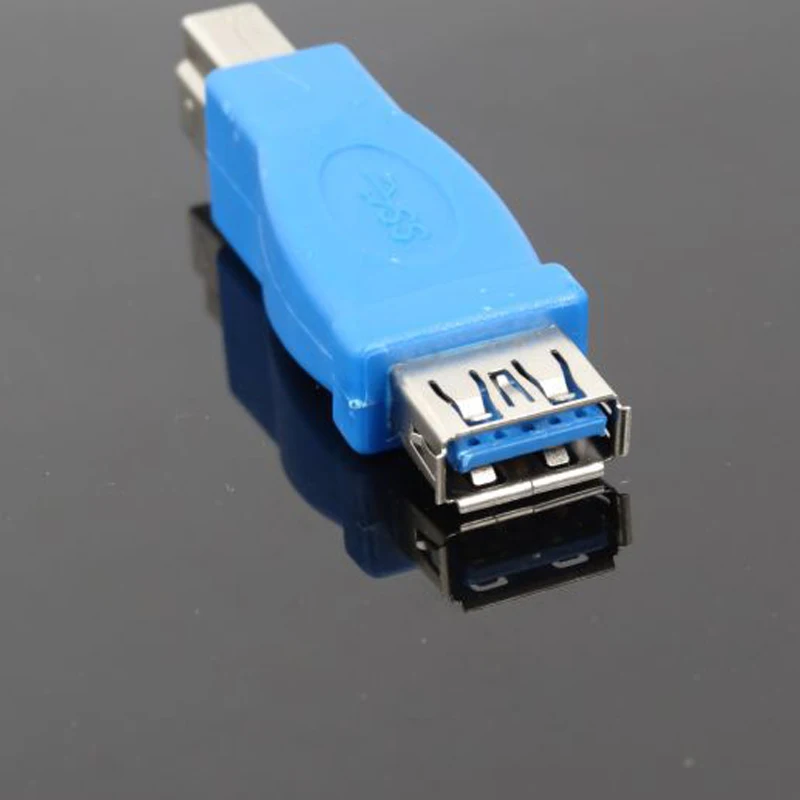Кабель переходник ult best для принтера USB 3 0 A мама B папа USB3.0 конвертер сканера синий