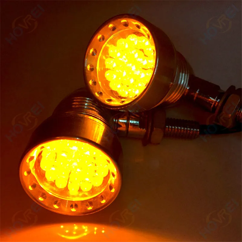 Мотоцикл ретро 20 LED Bullet указатель поворота Стоп сигнал для Harley Cafe Racer Cruiser Chopper Yamaha