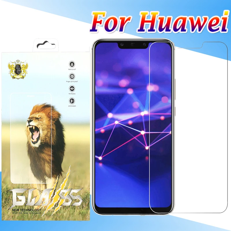 10 шт. 2.5D Закаленное стекло протектор экрана для Huawei Y9 Y7 Pro Prime P Smart Plus 2019 Enjoy 9 9E 9S 9HD