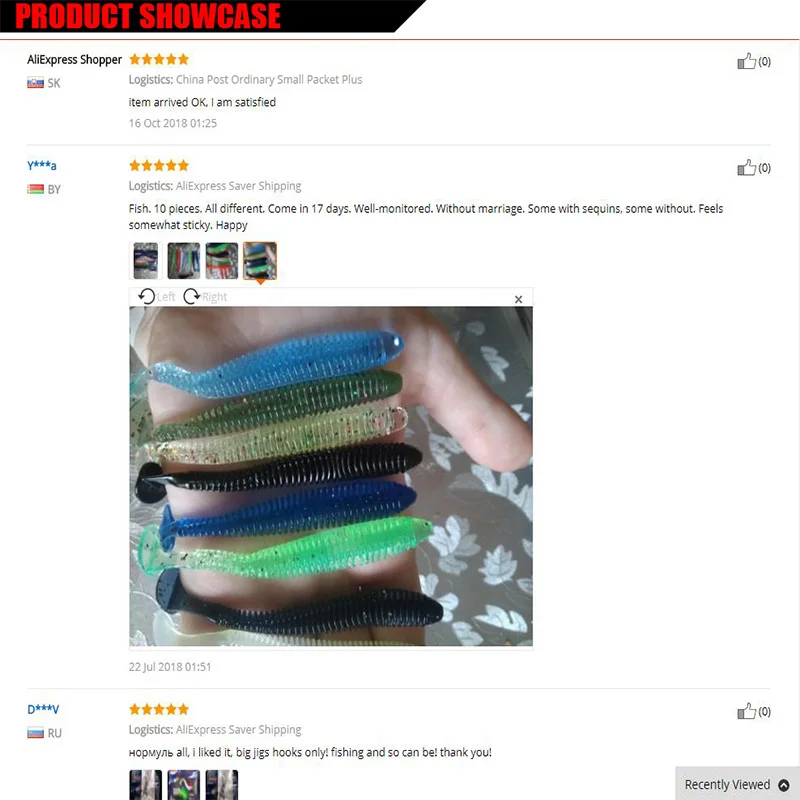 10pcs/Lot Soft Lures Silicone Bait 95mm 3g Fishy Smell Salt Goods For Sea Fishing Artificial Swimbait Wobblers Fishing Tackle