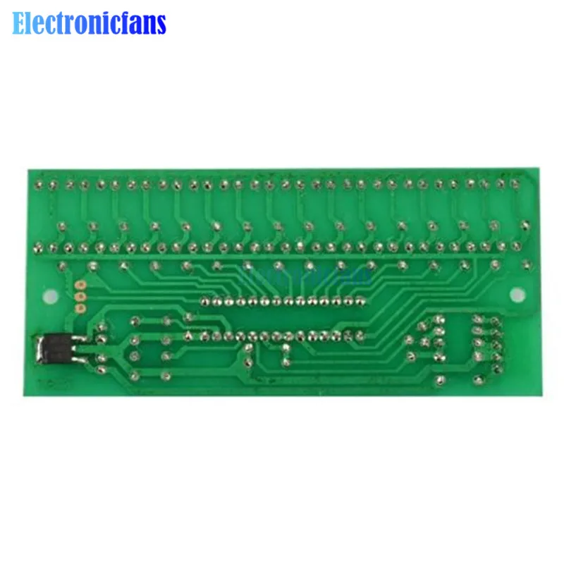 MCU Adjustable Display Pattern LED VU Meter Level Indicator Amplifier Audio 16 Dual Channel Green lamp light DC 8V to 12V | Электронные