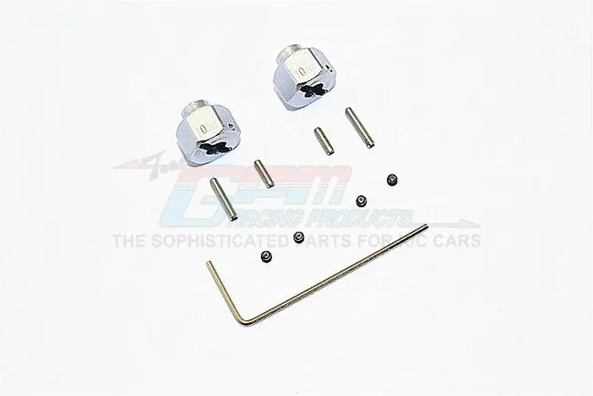 1/10 AXIAL SMT10 90055 90057 шестигранное колесо из алюминиевого сплава (+ 2 мм) набор шт. MJ0102/+