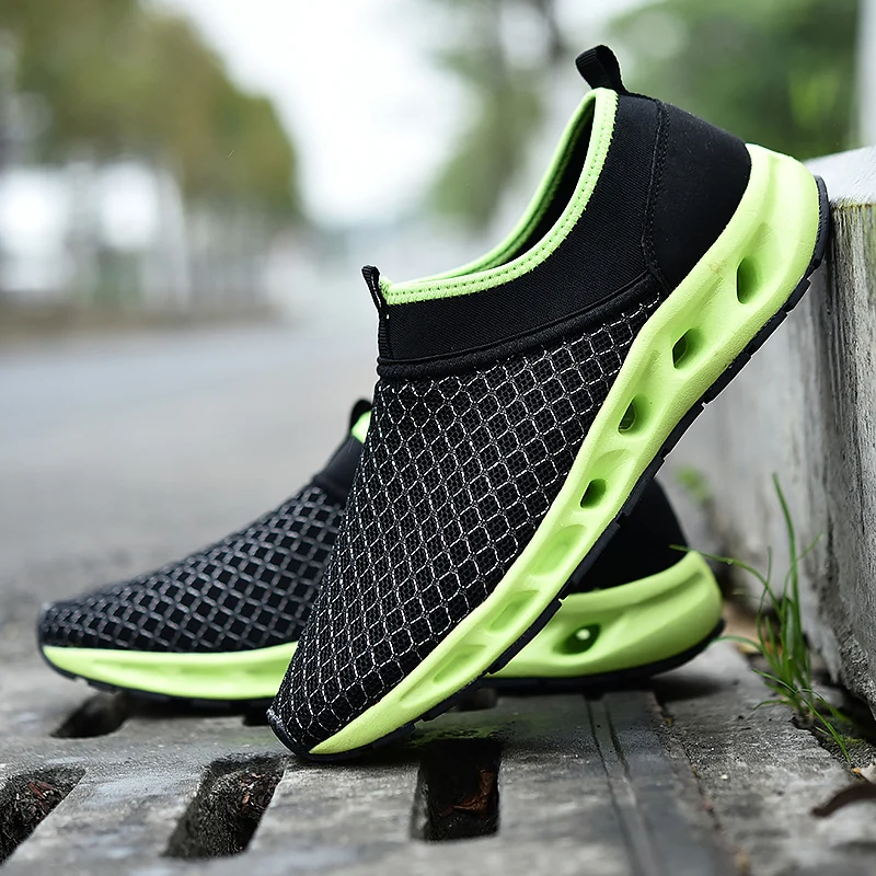 2017 летние мужские кроссовки для бега нескользящая обувь дышащая Спортивная из