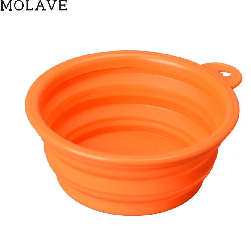 MOLAVE Happy Gifts собака кошка домашнее животное силиконовый складной миска для