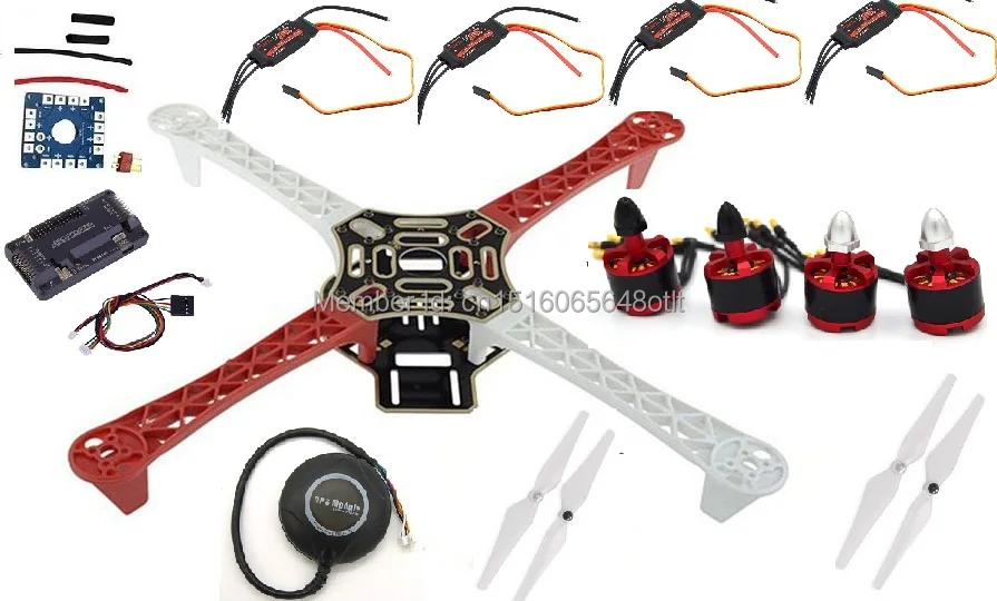 F450 стойка квадрокоптера рама APM2.6 и 7M GPS 2212 920KV SIMONK 30A ESC9443 prop|Детали аксессуары| |
