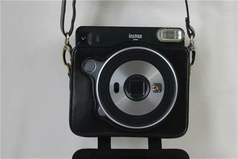 Для FUJIFILM Instax квадратная SQ6 сумка для камеры чехол из искусственной кожи винтажный плечевой ремень чехол Защитный чехол для переноски