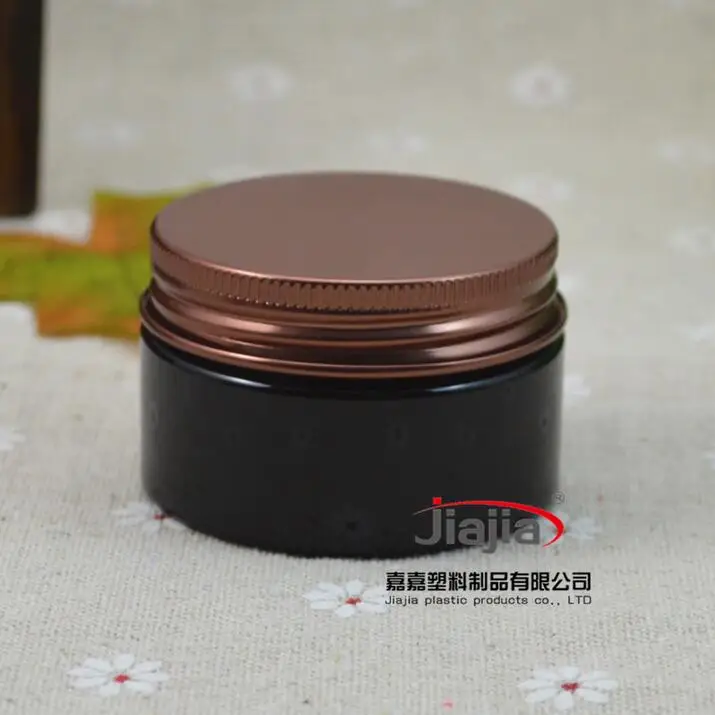 Коричневая банка для питомца 30 г черная/бронзовая/искусственная кожа контейнер