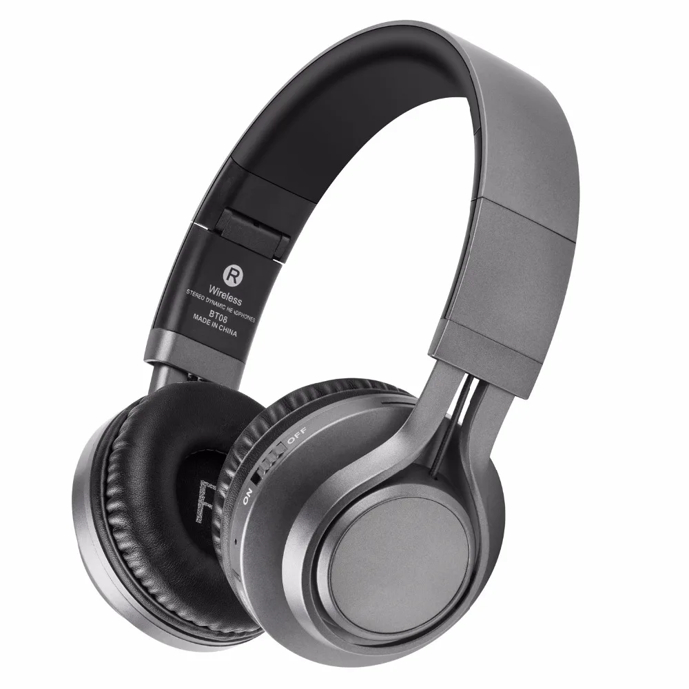 Глубокий бас Bluetooth гарнитура Спортивные Беспроводные + Проводные MP3 FM SD карты