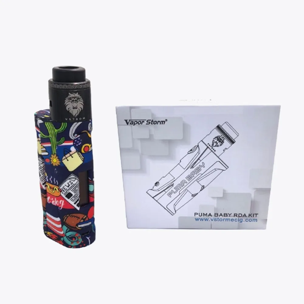 Vapor Storm Puma Baby Kit TC Box Mod ABS Cover 80W Variable Power Vape Mod 510 Thread RDA Tank Electronic Cigarette Starter Kit
Vapor Storm Puma Baby Kit TC Box Mod ABS Cover 80W Variable Power Vape Mod 510 Thread RDA Tank Electronic Cigarette Starter Kit