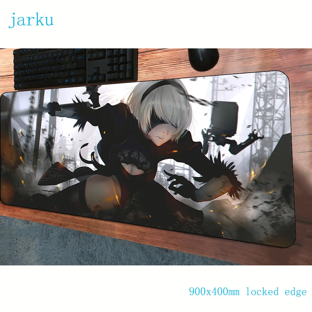 Nier padmouse 900x400x3 мм игровой коврик для мыши игровой ПК большой коврик для мыши геймерский компьютерный Настольный коврик notbook mousema