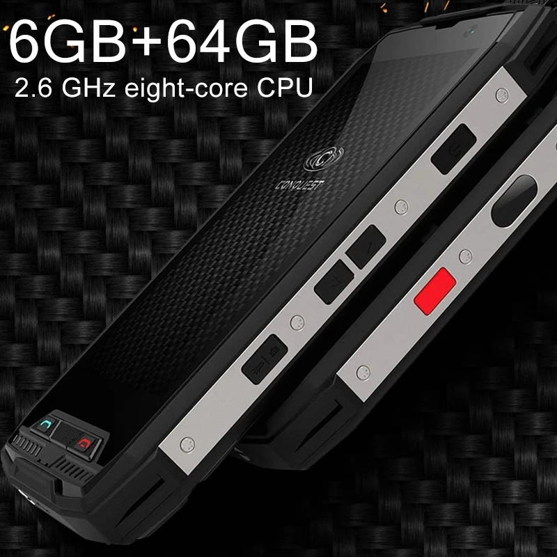 Смартфон Conquest S11 экран 5 дюймов IPS Android 7 0 Восьмиядерный процессор MTK6757 6 ГБ ОЗУ 64 Гб
