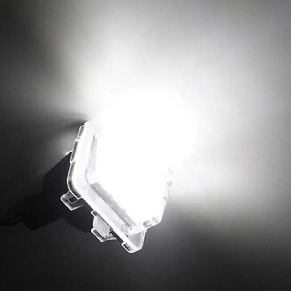 2 шт. ошибок SMD СВЕТОДИОДНЫЙ номерной знак светильник набор для Mercedes W204 W212 C207 C216