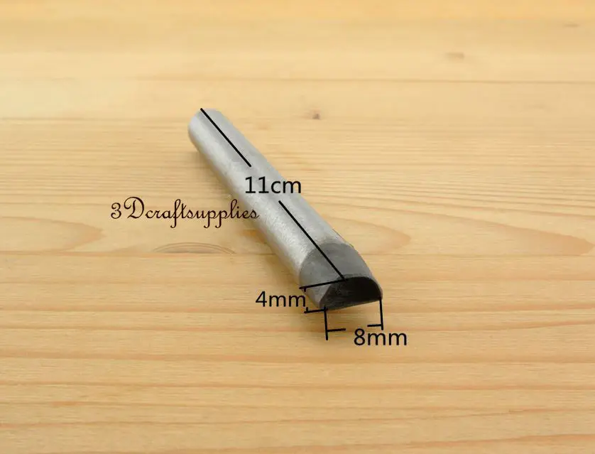 Кожаный перфоратор отверстие прокладка резак набор инструментов полукруглый 8