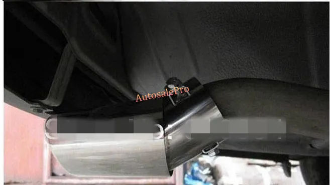 Стальной Хромированный задний глушитель выхлопной трубы наконечник для Honda CIVIC