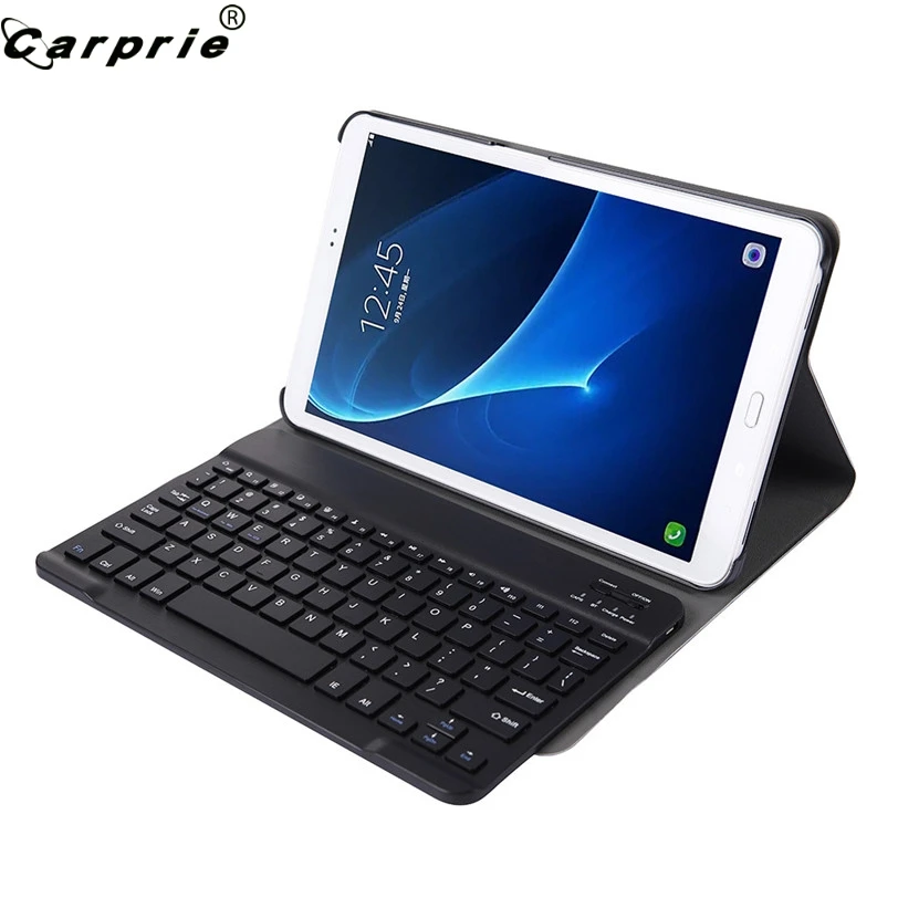Мини беспроводная клавиатура CAPRPIE для Samsung Galaxy Tab A T580/T585 10 1 с кожаным чехлом тонкий
