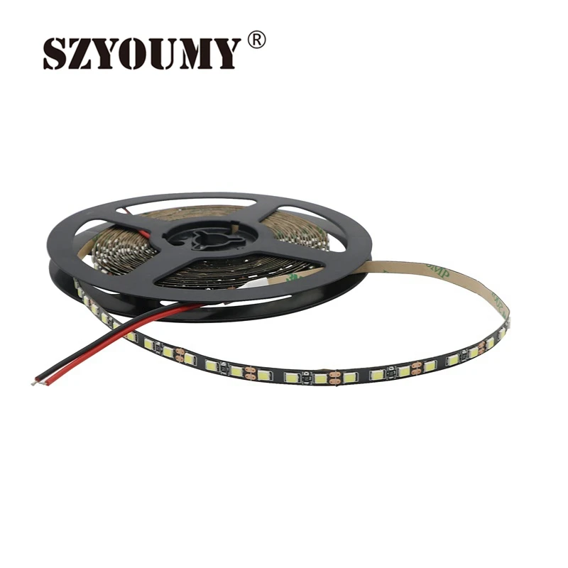 SZYOUMY 12 В 2835 100 м Светодиодная лента 5 мм Тонкий 8 IP65 IP20 неводонепроницаемый 120