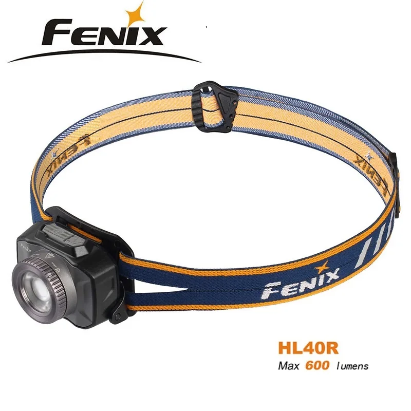 Новинка 2018 налобный фонарь Fenix HL40R перезаряжаемый с фокусировкой микро USB порт