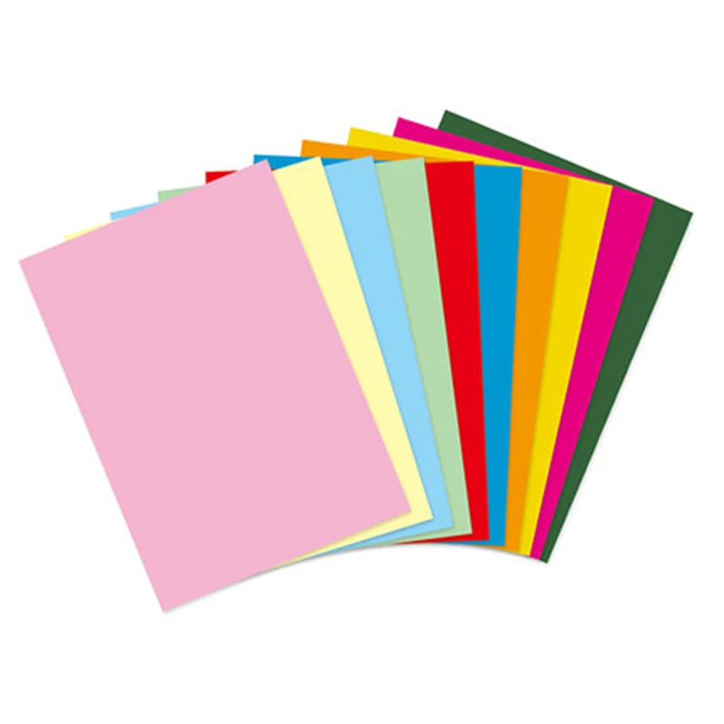 

New Color paper Writepads Series 10 colors 50 sheets DIY 150g Handmade paper Thick paper Double Sided Coloured Craft DIY