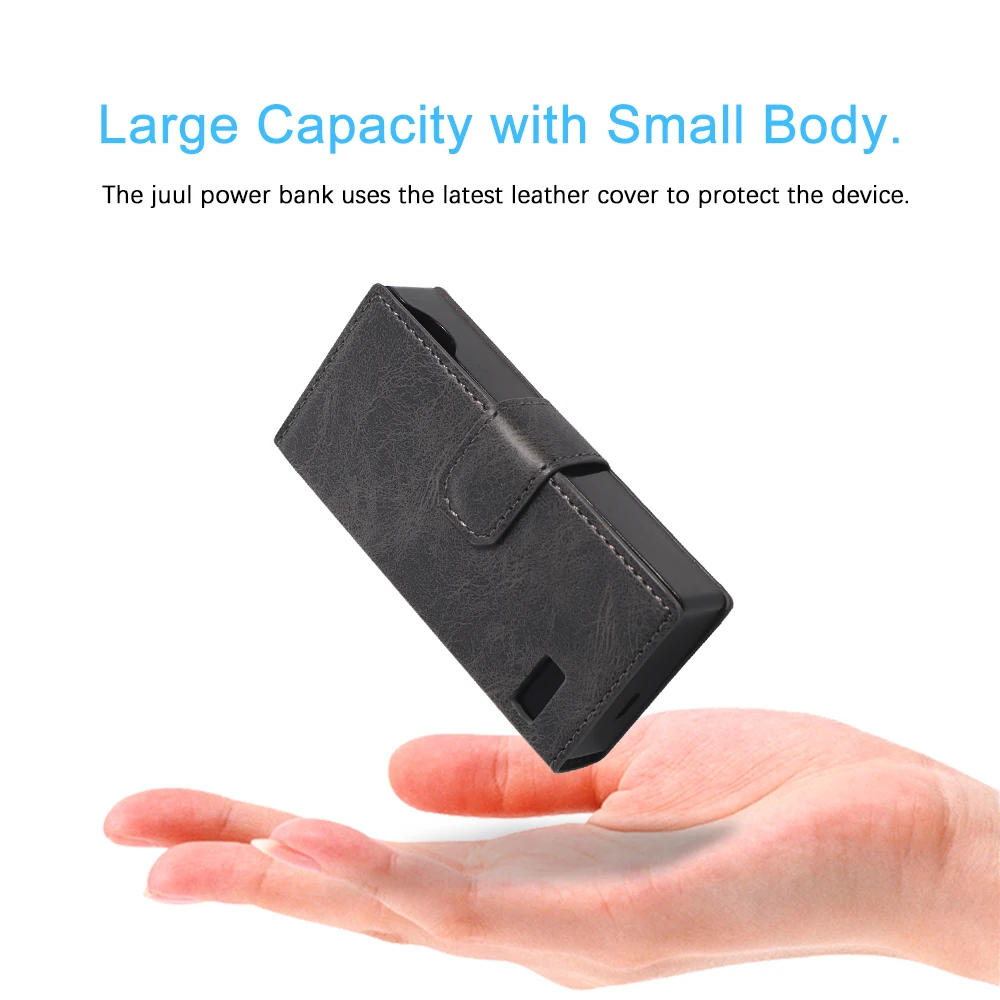 JUUL Зарядка для электронной сигареты для JUUL Mobile Charging Pods Чехол-держатель портативный 1200 мАч 5 в универсальная совместимая коробка