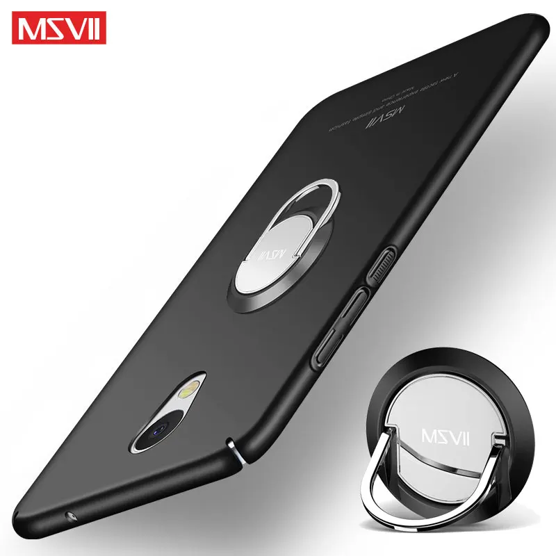Для Meizu M6 M5 M3 Note чехол MSVII кольцо на палец Матовый Жесткий чехол для Meizu M5 M3s Mini держатель задняя крышка для Meizu M6 чехол