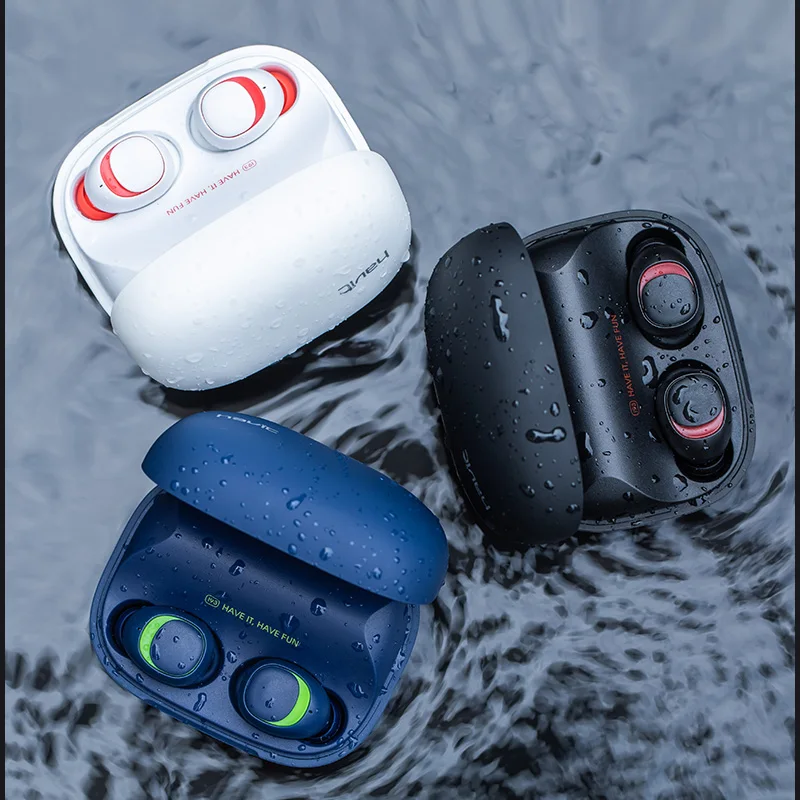 HAVIT Bluetooth гарнитура TWS Беспроводные Мини спортивные наушники портативные HIFI