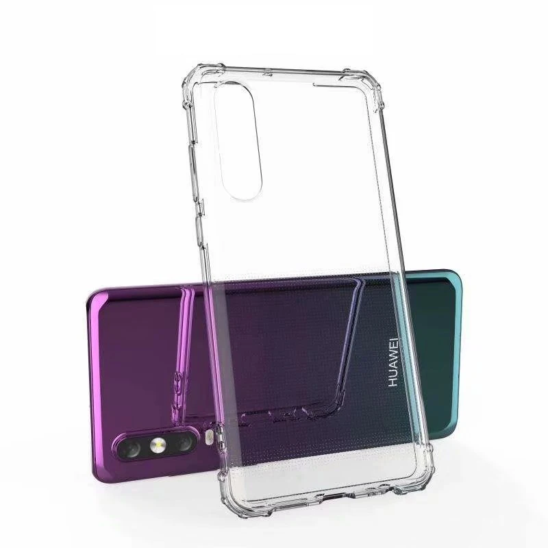 Защитный противоударный бампер силиконовый чехол из ТПУ для Huawei P20 Pro P30 P10 мягкий