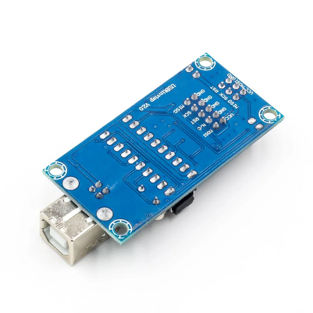 1 компл. USBTiny USBtinyISP AVR ISP программатор загрузчик Meag2560 UNO R3 с 10 контактным кабелем