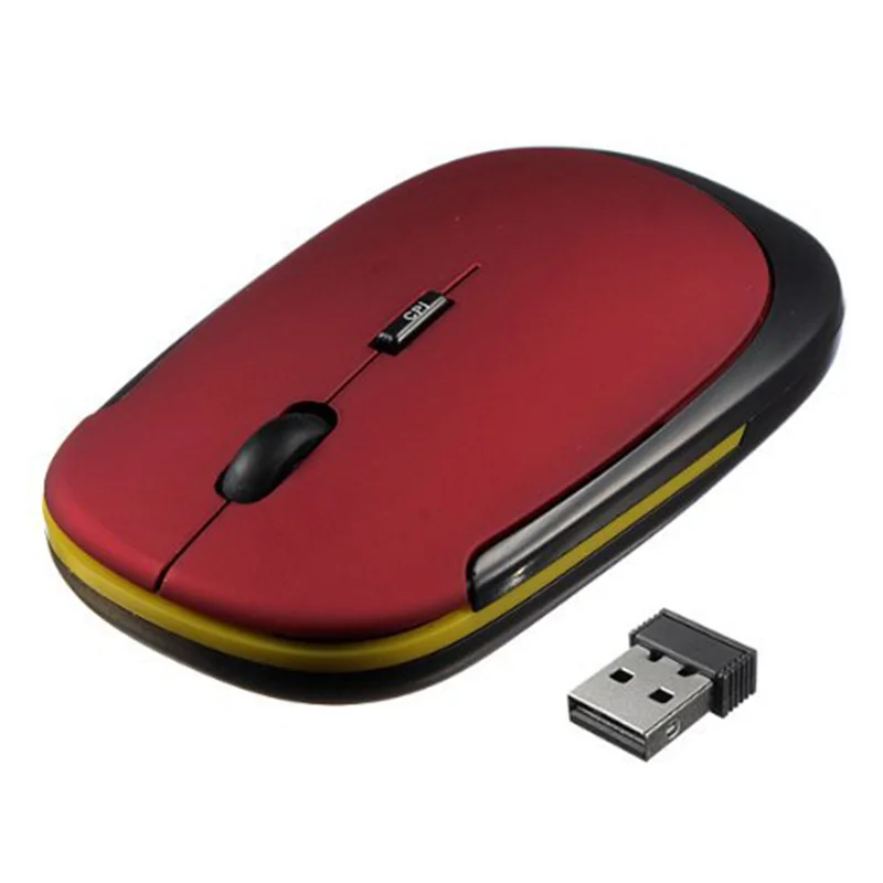 Etmakit Мини тонкая 2 4G USB Беспроводная оптическая мышь для ноутбука мыши компьютера