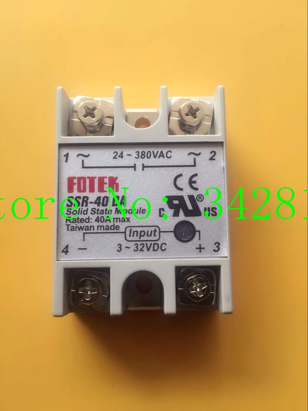 Промышленная твердотельная реле venstow SSR с защитным флагом 40A DC|relay dc|ssr relayssr solid state