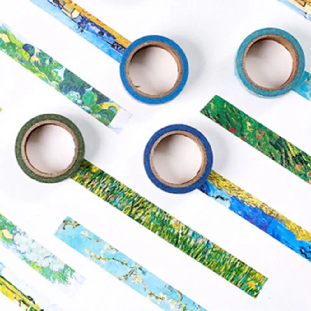 1 шт. клейкие ленты сделай сам ван гога бумага маскирующая лента декоративный