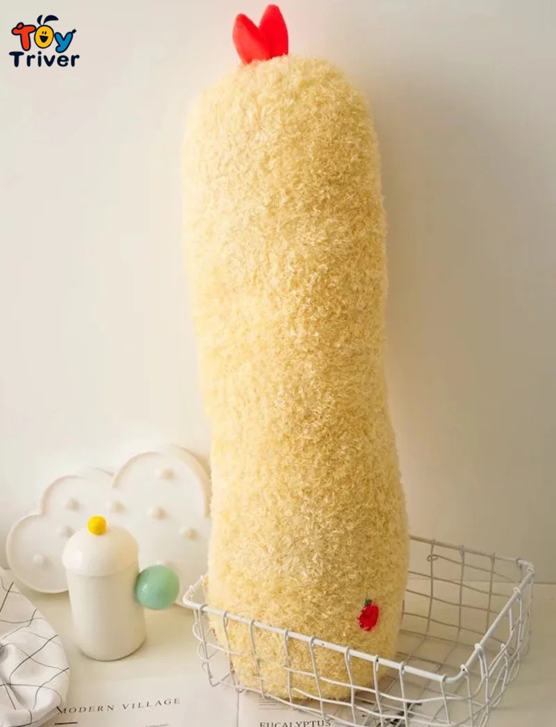 Новинка Kawaii Tempura плюшевые игрушки мягкие животные Sumikko Gurashi Кукла длинная подушка
