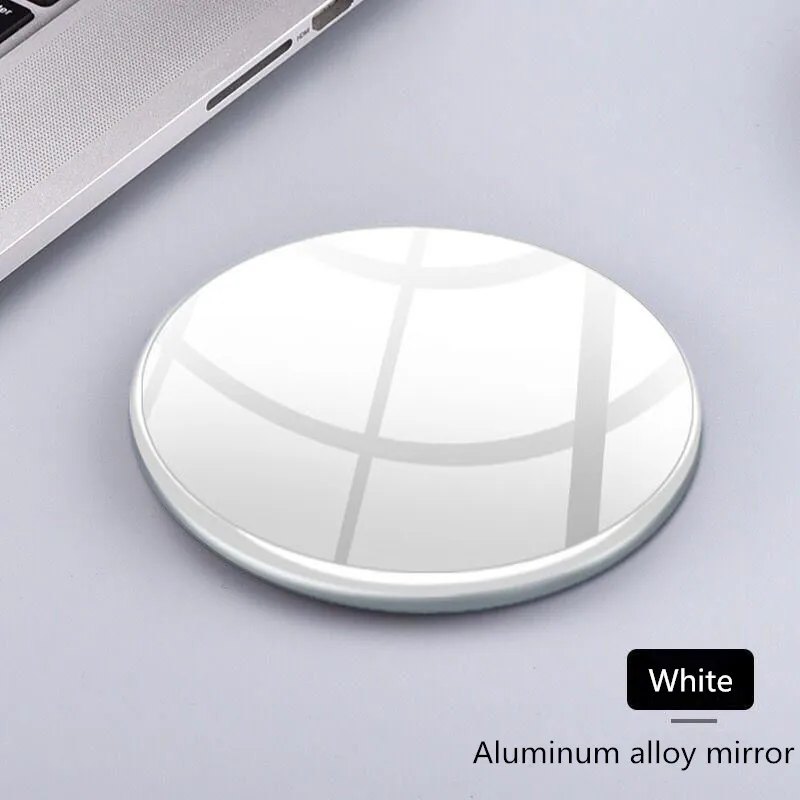 Aluminum alloy White Huawei 10 Вт Qi Беспроводное зарядное устройство для iPhone X XS XR 8 Plus быстрая Беспроводная зарядная площадка для samsung S8 S6 S9 S10 Xiaomi Mi 9 зарядное устройство - Тип штекера: Aluminum alloy White
