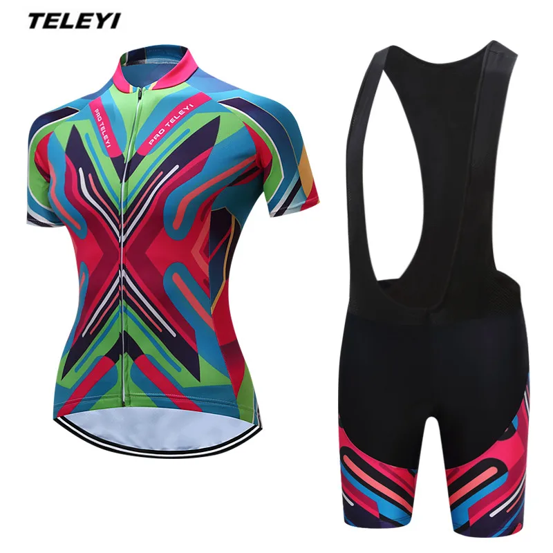 Велосипедный комплект TELEYI шорты-трикотаж с подкладками цвет в ассортименте |