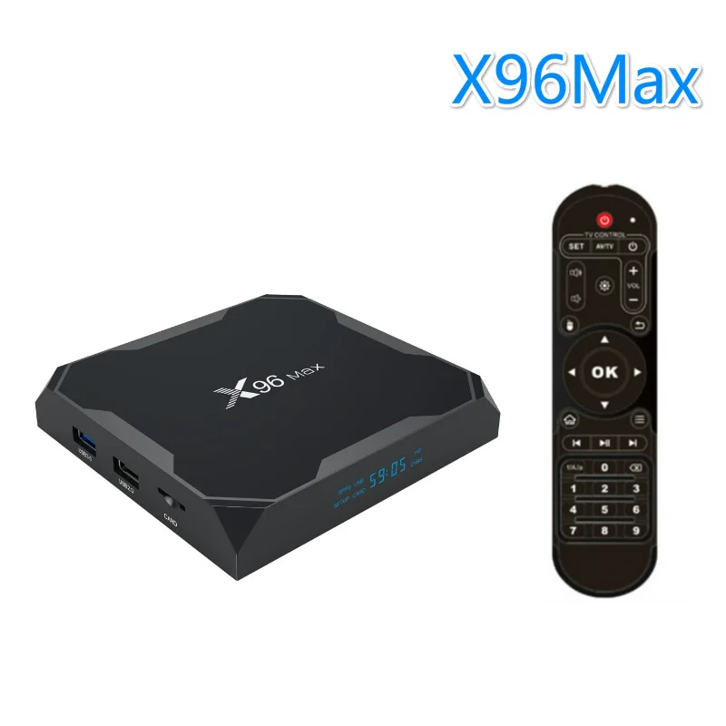 Смарт ТВ приставка X96Max Android 8 1 четырехъядерный процессор Amlogic S905X2 LPDDR4 4 ГБ 32 64 Гб 2