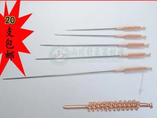 

20pcs massage Panlong handle Coarse acupuncture needle handmade free shipping