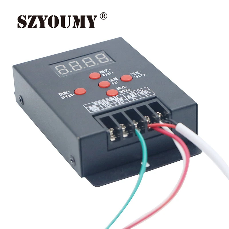 SZYOUMY мини интеллектуальный RGB LED контроллер T 500 WS2811 WS2801 LPD6803 для 5050 Волшебная Мечта