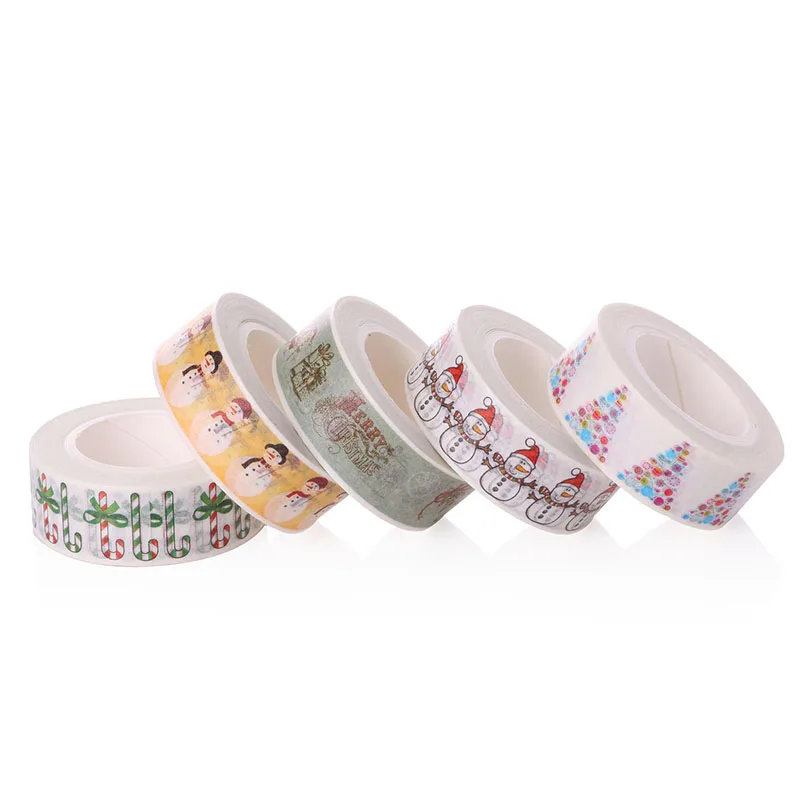 Рождественская лента washi с милыми узорами из бумаги сделай сам|christmas tape|pattern washiwashi