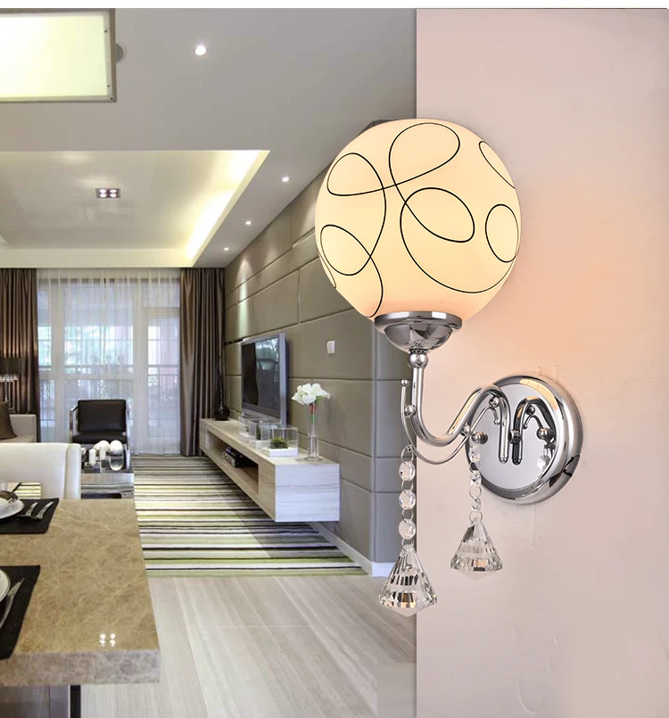 Настенные светильники прикроватная лампа для балкона ванной комнаты