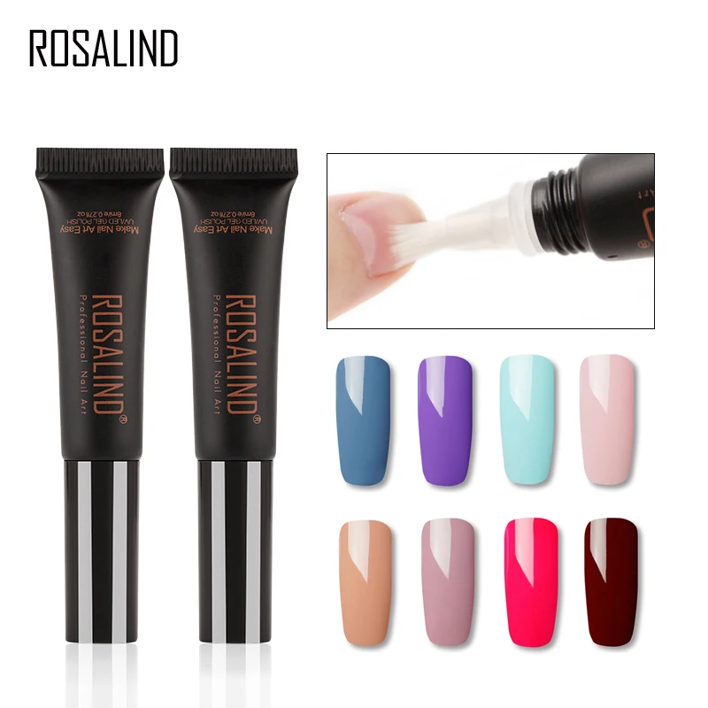 ROSALIND 31-60 Новое поступление 8 мл чистый разноцветный Гель-лак для ногтей Набор