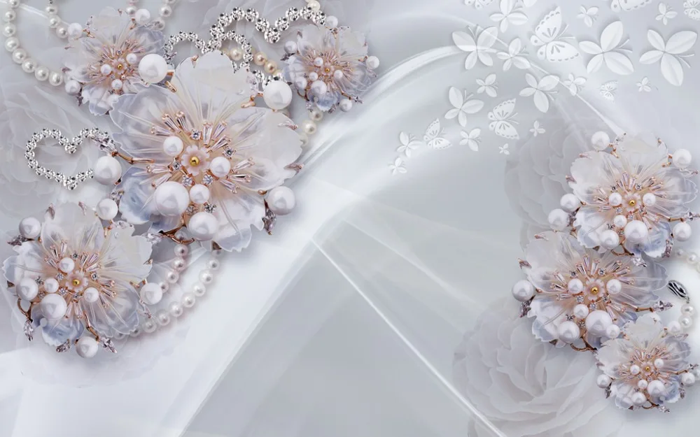 

Curtains with pearls Luxury 3D Window Curtain For Living Room office Bedroom Customized size Drapes Cortinas Rideaux pillowcase